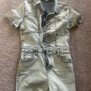 Vintage Demin Wash Romper